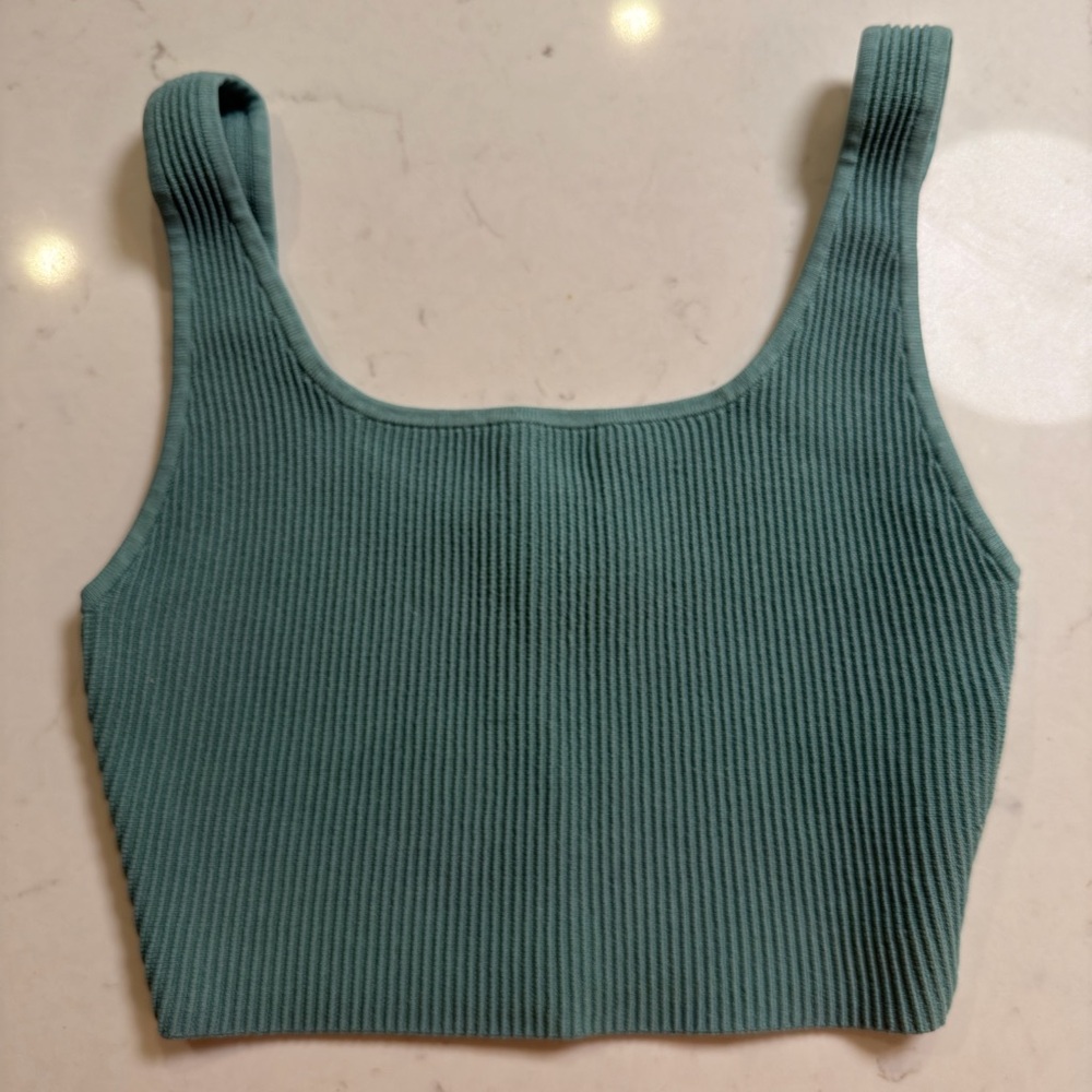Teal sculpt knit aritzia Women's Tank Top
